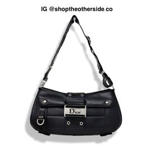 Dior Monogram Street Chic Columbus Ave Bag Black